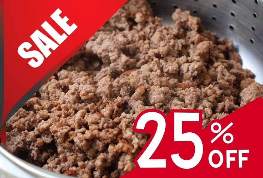 Stock Up on Mild Pork Sausage – 25% Off