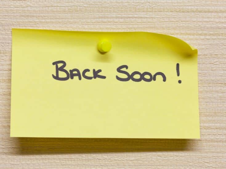 Taking a Little Break – Back September 14th