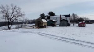 Farm is frozen